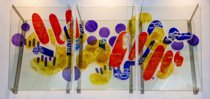 Glass commission by Bethan Yates for English National Opera