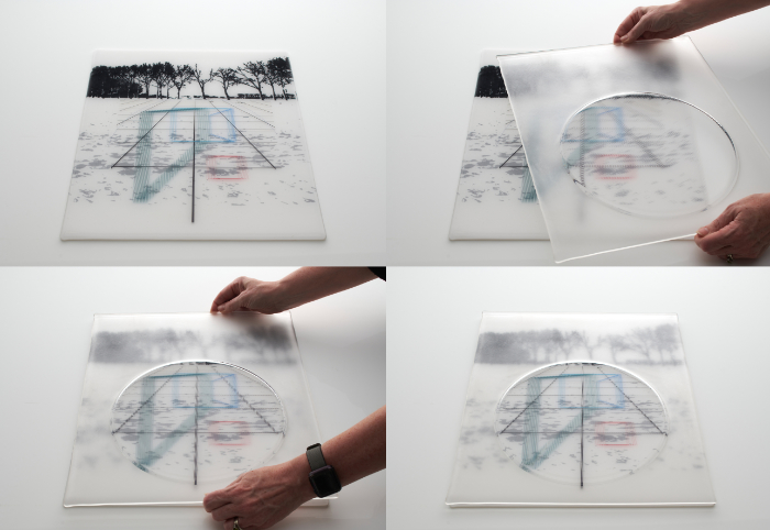 Artwork sequence for Breaking Ground glass art