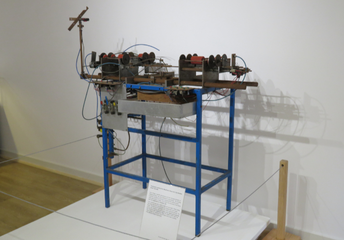 Mayflower Glass machine to attach necks to bottles