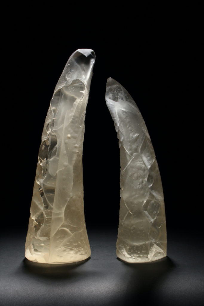 Tree form artworks by Cara Wassenberg.