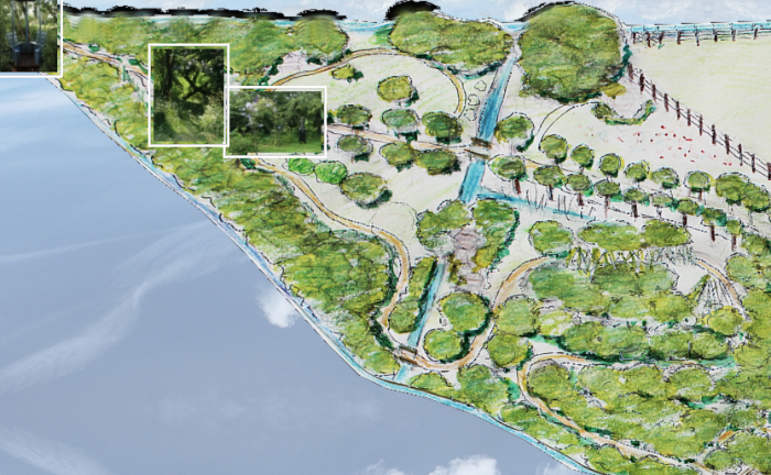 Plan of Enchanted Garden in Belgium