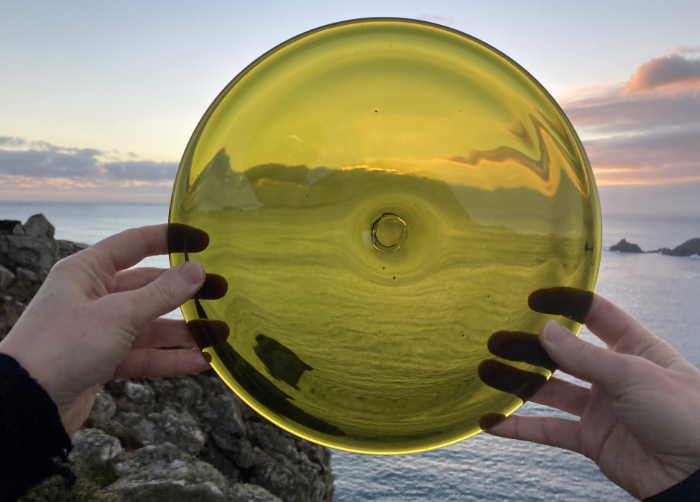 Green roundel by Abigail Reynolds