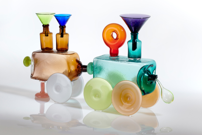 Glass art by Ulla Forsell