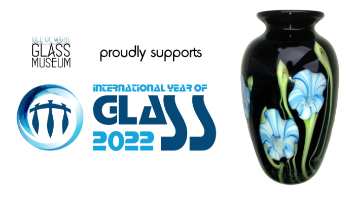 Glass vase by Richard Golding