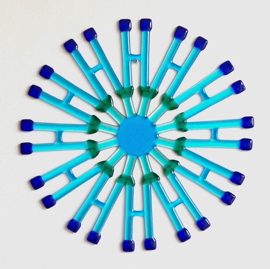 Wheel in Blue and green Wheel in Blue and green