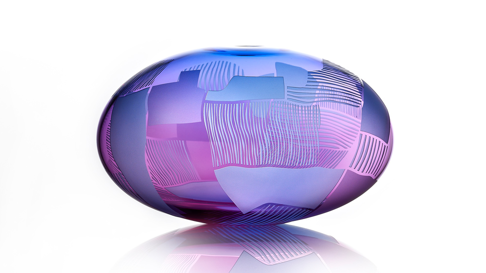 Landscape Study Object Blue Over Lilac, 2012