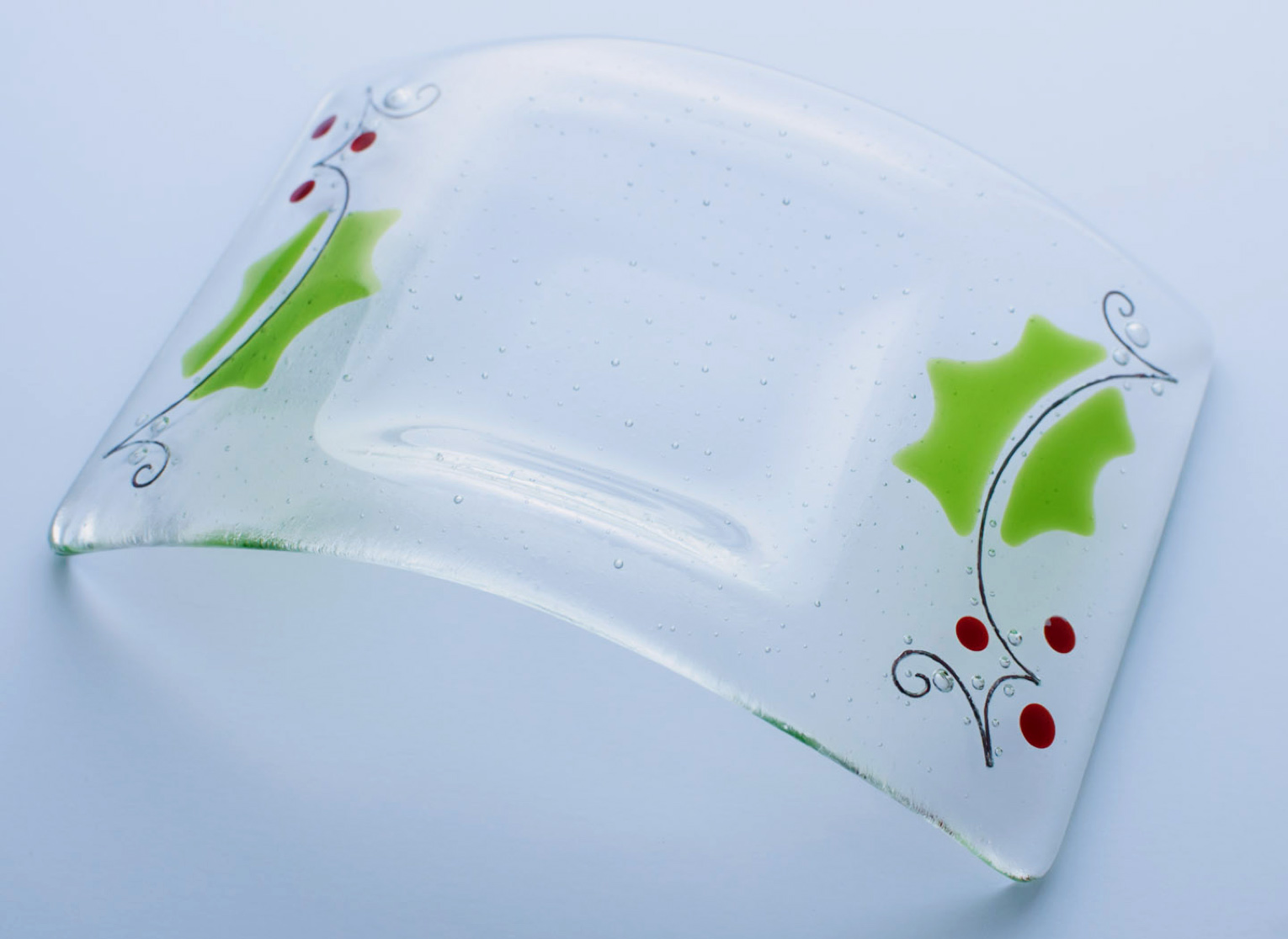 Christmas Holly Candle Bridge