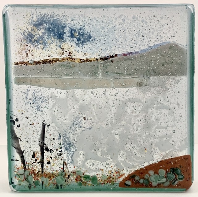 Tasmania fused glass 1