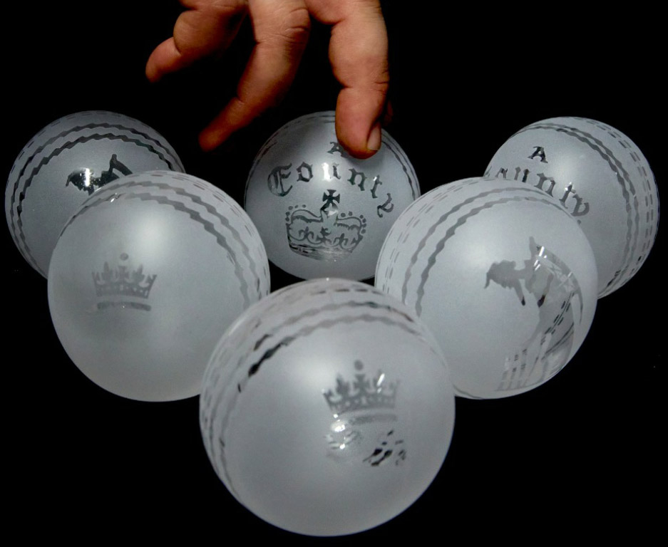 Glass Cricket Balls