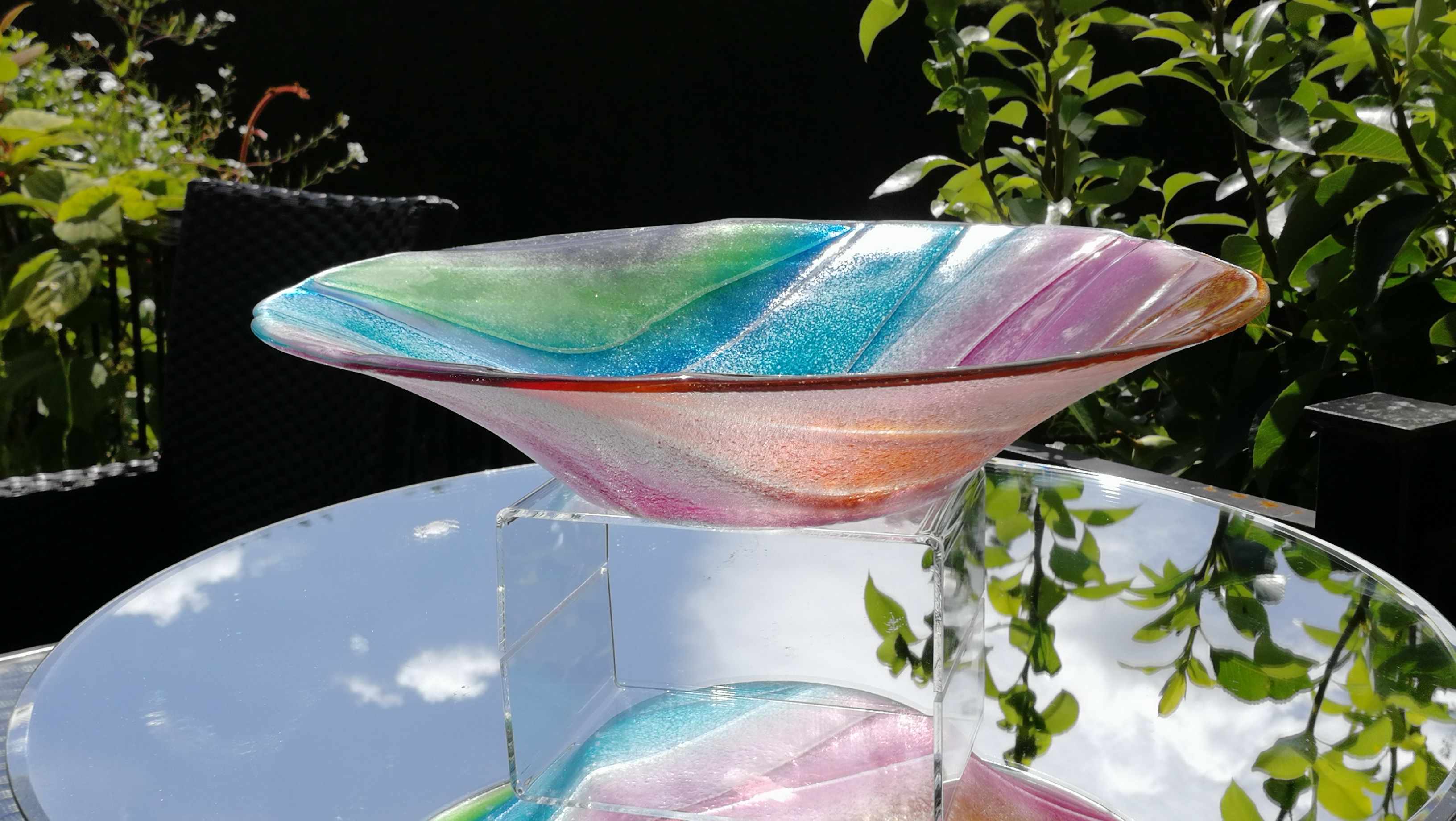 Copper Rainbow Centre Piece Bowl